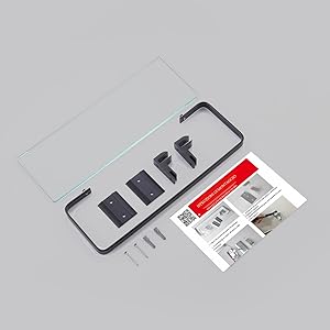 Articoli compresi con la mensola da bagno rettangolare