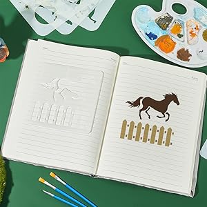 Stencil di decorazione animale per la pittura