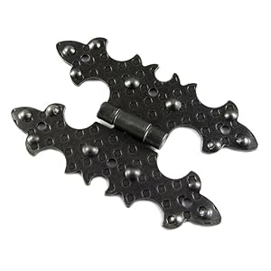 Cerniera per mobili nera in stile rustico