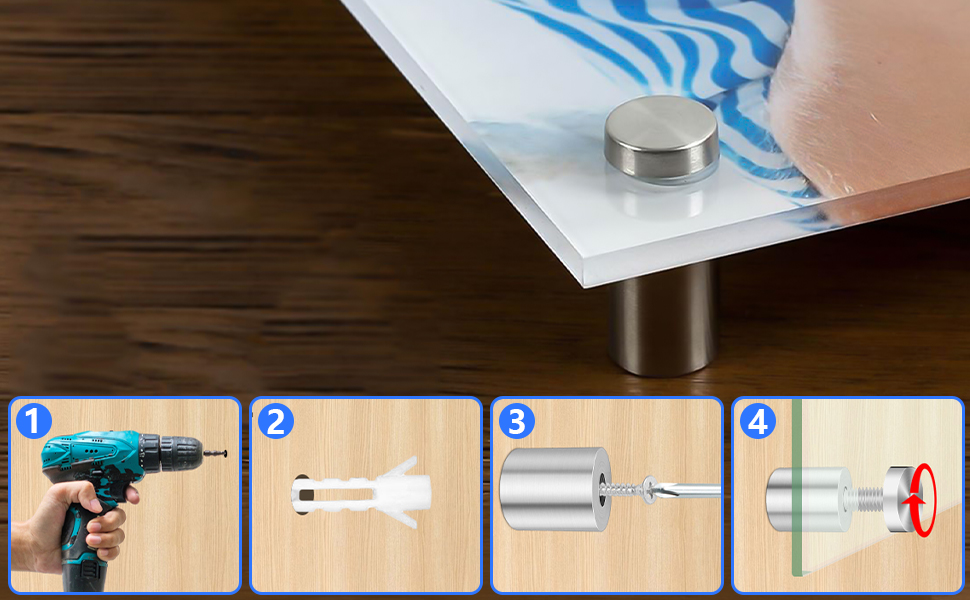 distanziatori in acciaio inox