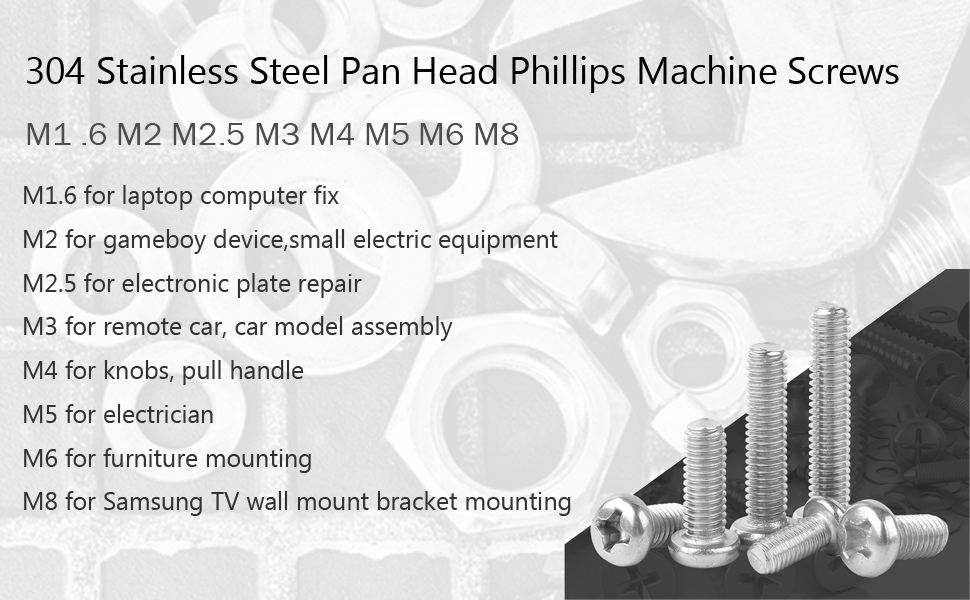 vite a macchina phillips testa pan