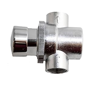 Rubinetto a pulsante con timer cromato