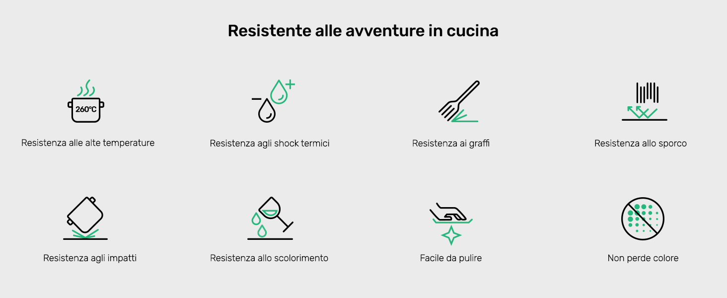 Resistente alle avventure in cucina