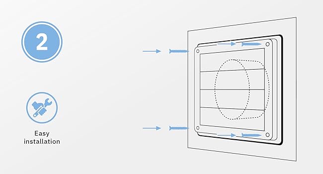 muro aria areazione valvola non ritorno aspiratore cappa ventilazione cucina