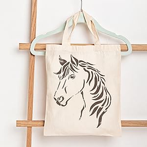 NAKLEO - Stencil per pittura con animali