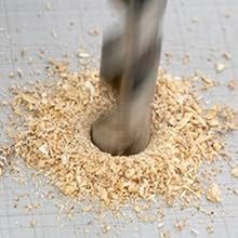 ENT 09225 - espulsione truciolo pulita spirale punta per legno concentricità precisione 