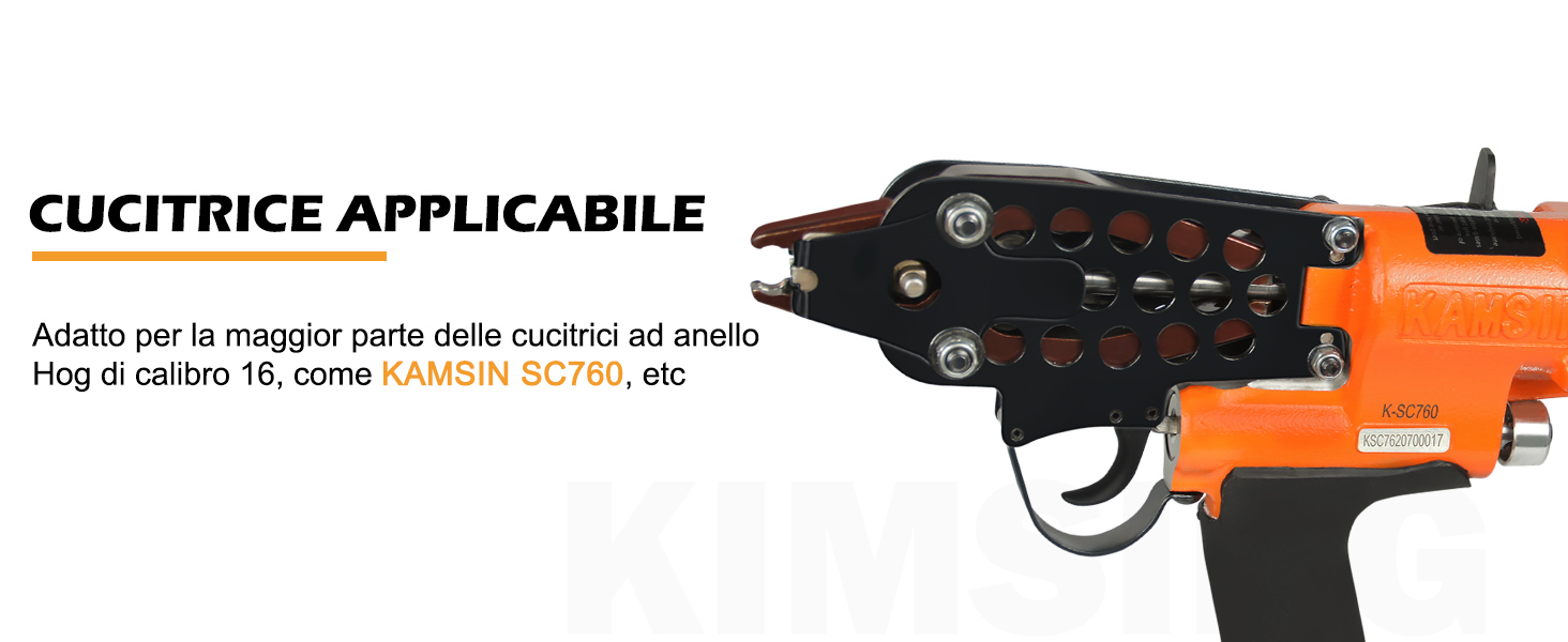 12,5 mm corona interna 304acciaio inox hog rings C-ring per SC760 16 GA C-RING TOOL gabbie materasso