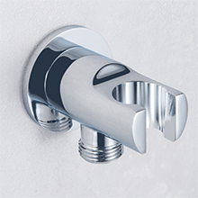 Raccordo a parete con supporto doccia