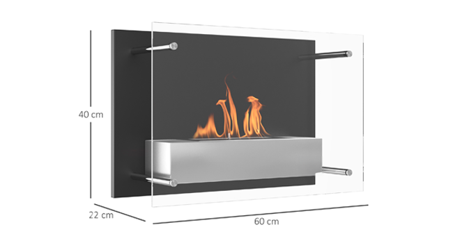 Camino al Bioetanolo Biocamino da Parete Demetra Nero