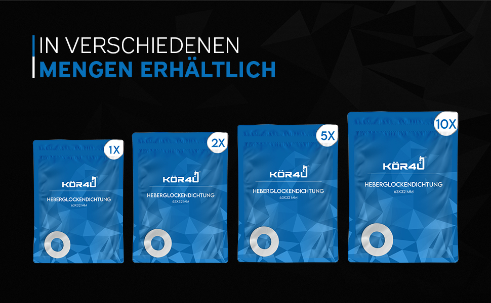 Kor4u K15141 - Guarnizione a campana