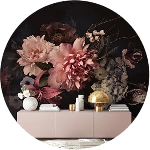 Carta da parati con fiori 