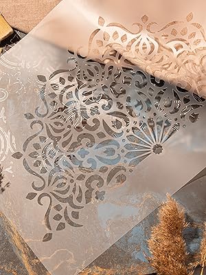 Nakleo Single Collection Stencil plastica riutilizzabile decorare camera bambini cameretta