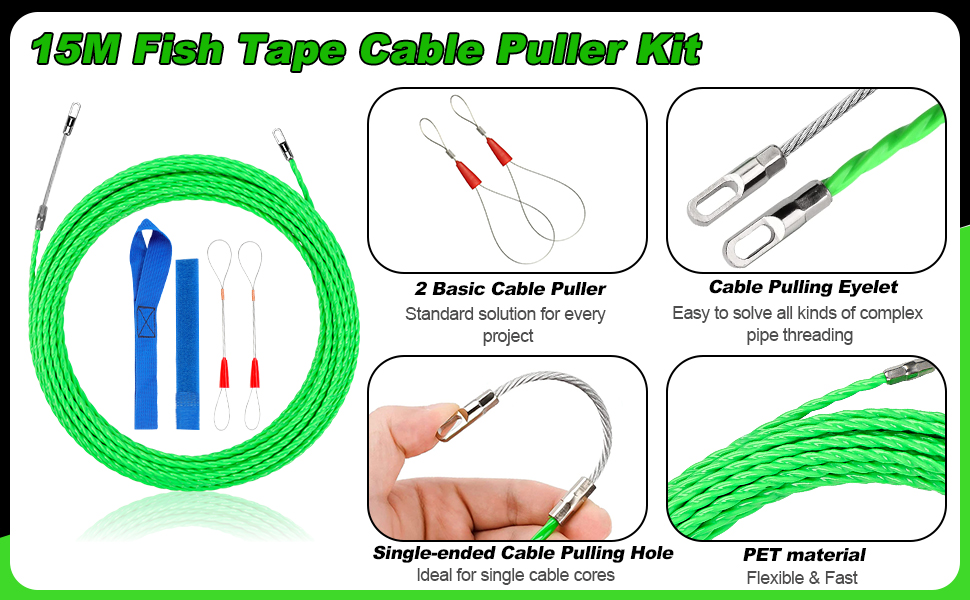 Aiguille Electricien Rigide 15M