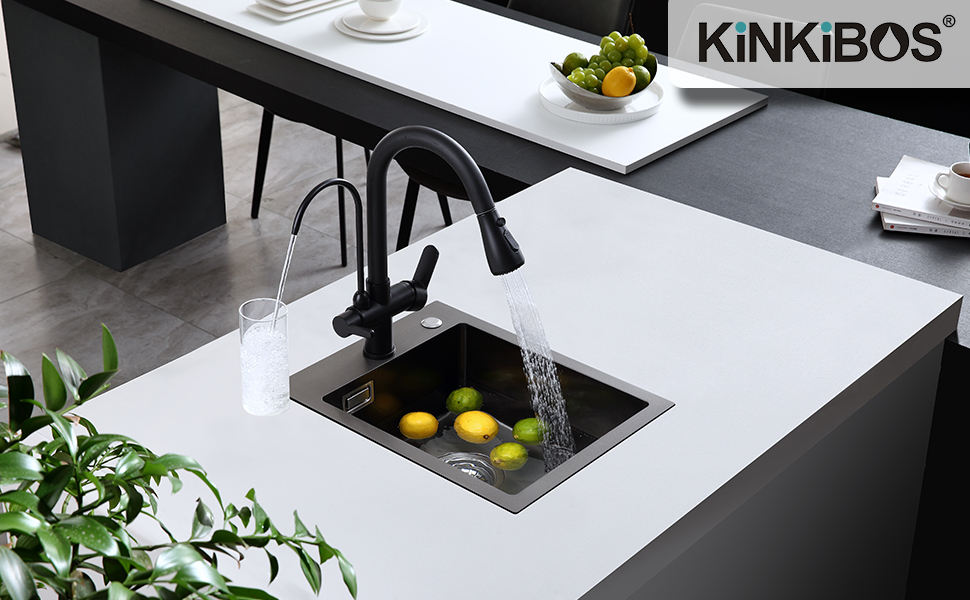 piccolo lavandino nero 