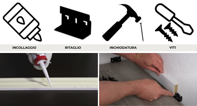 Nota variante di installazione