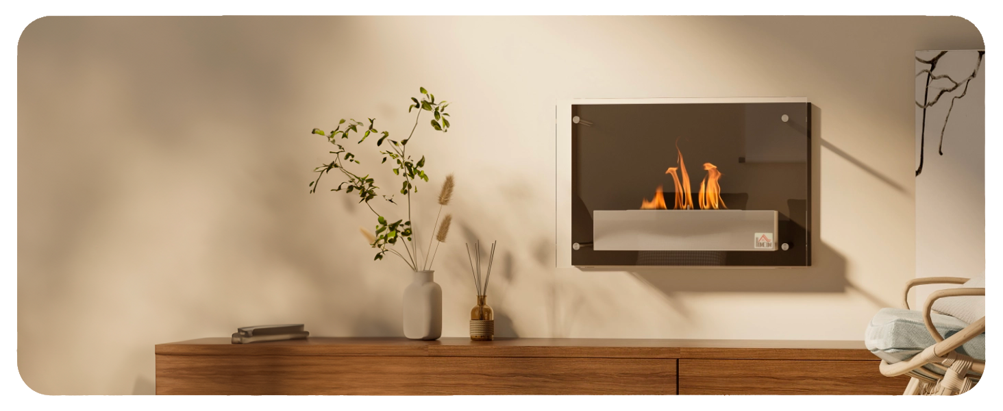 Camino al Bioetanolo Biocamino da Parete Demetra Nero