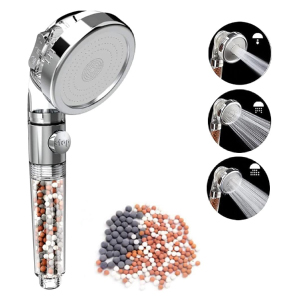 Soffione Doccia Anticalcare Alta Pressione Universale