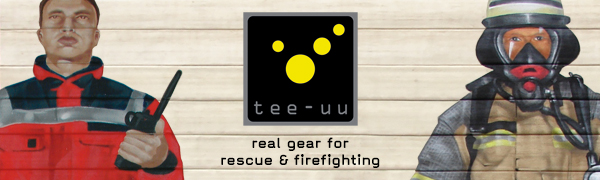 tee-uu Logo real gear for rescue and firefight