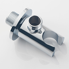 Raccordo a parete con supporto doccia