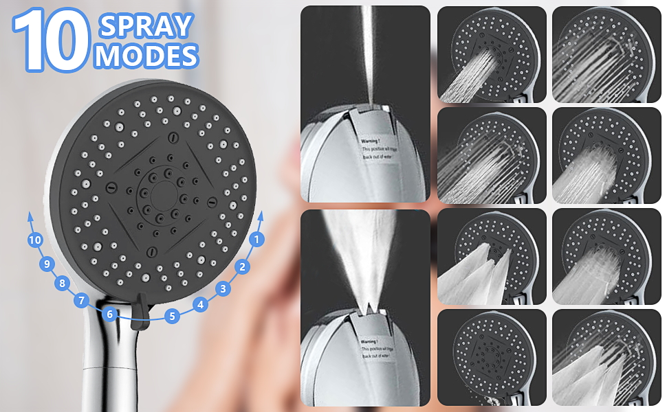 Soffione doccia con filtro anticalcare