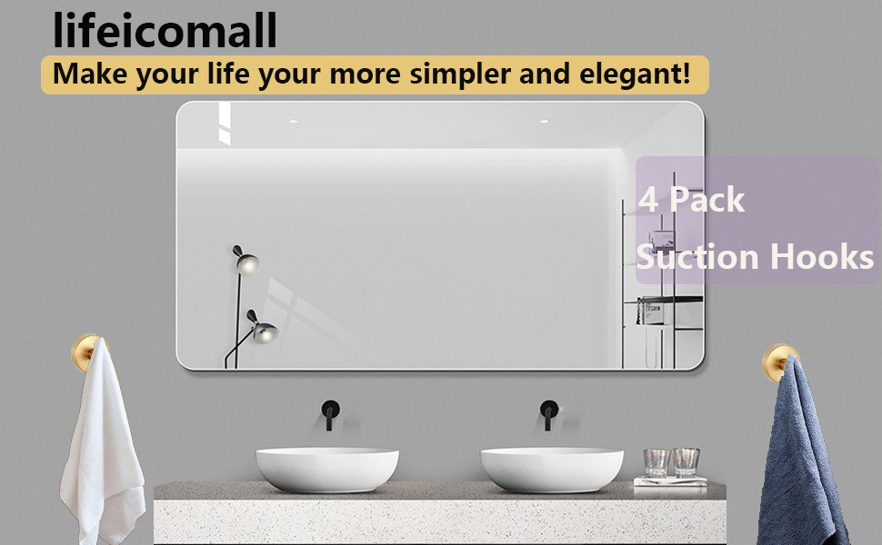 Ganci a ventosa, impermeabil