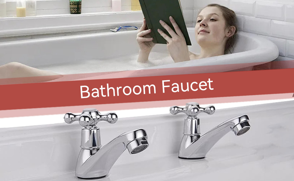 Rubinetto del bagno con maniglia a croce