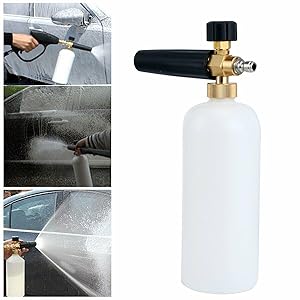  Schiuma pistola lavaggio auto cannone schiuma regolabile lancia schiuma 