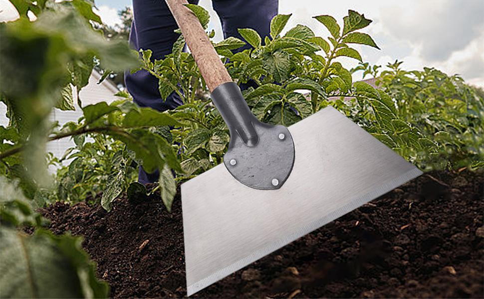 Pala per la pulizia del giardino, pala piatta per erbacce