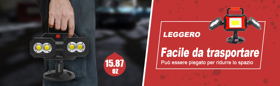 Faro Led Ricaricabile