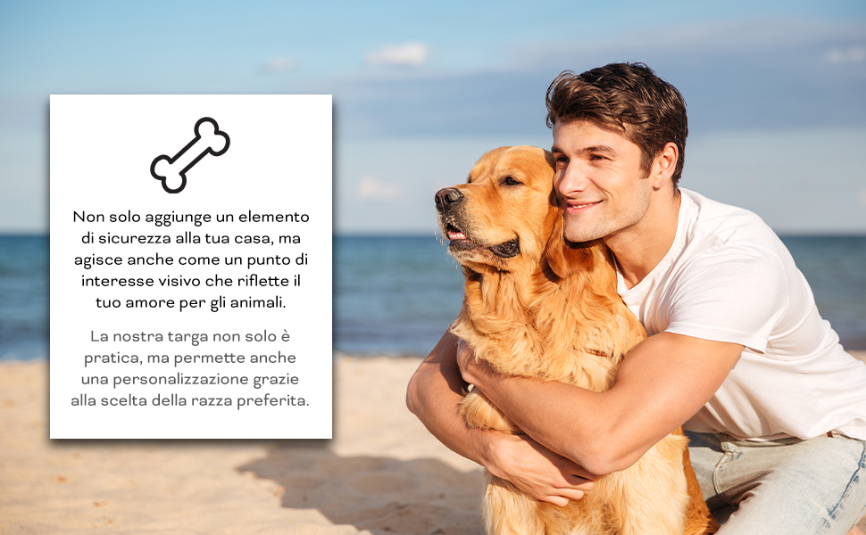 Questo regalo perfetto per gli amanti dei cani è realizzato in alluminio o PVC ultra leggero