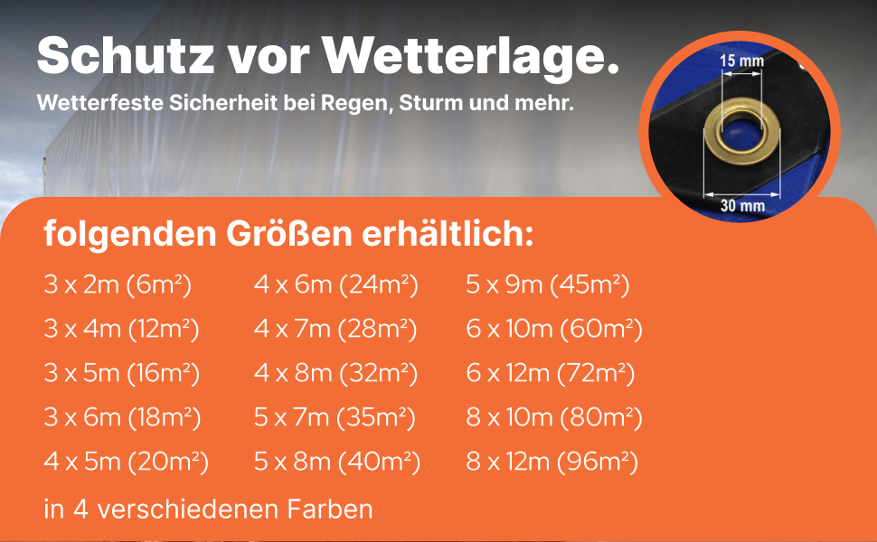 Telone di copertura 650 g NEMAXX 6