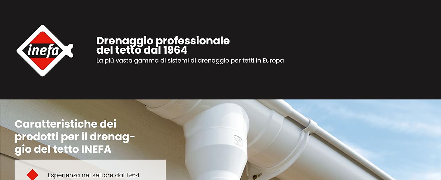 Apripista INEFA, Apripista INEFA Profi per il drenaggio del tetto