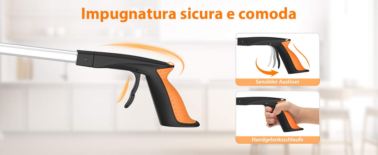 Impugnatura sicura e comoda