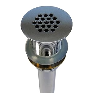 Scarico con setaccio