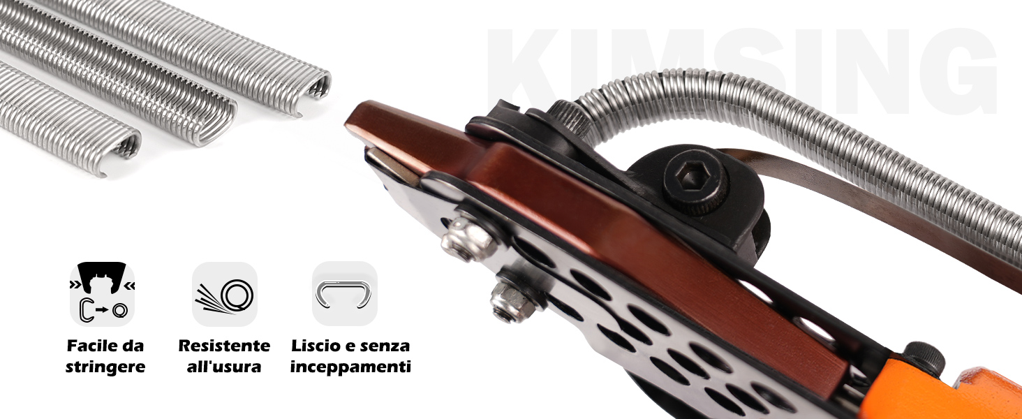 12,5 mm corona interna 304acciaio inox hog rings C-ring per SC760 16 GA C-RING TOOL gabbie materasso