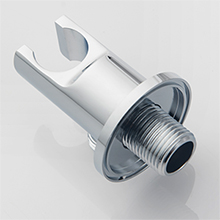 Raccordo a parete con supporto doccia