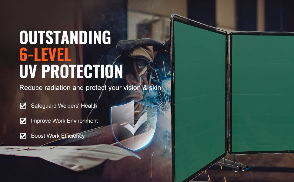 flame-resistant welding screen