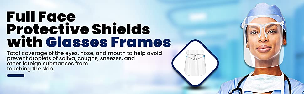 Visiera protettiva integrale con visiera trasparente 