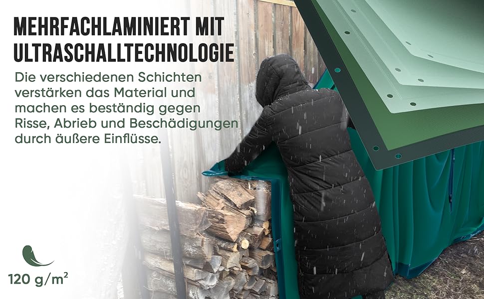 Telone di copertura in tessuto premium con occhielli