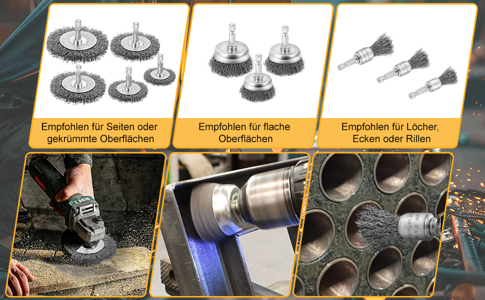  Spazzola metallica trapano