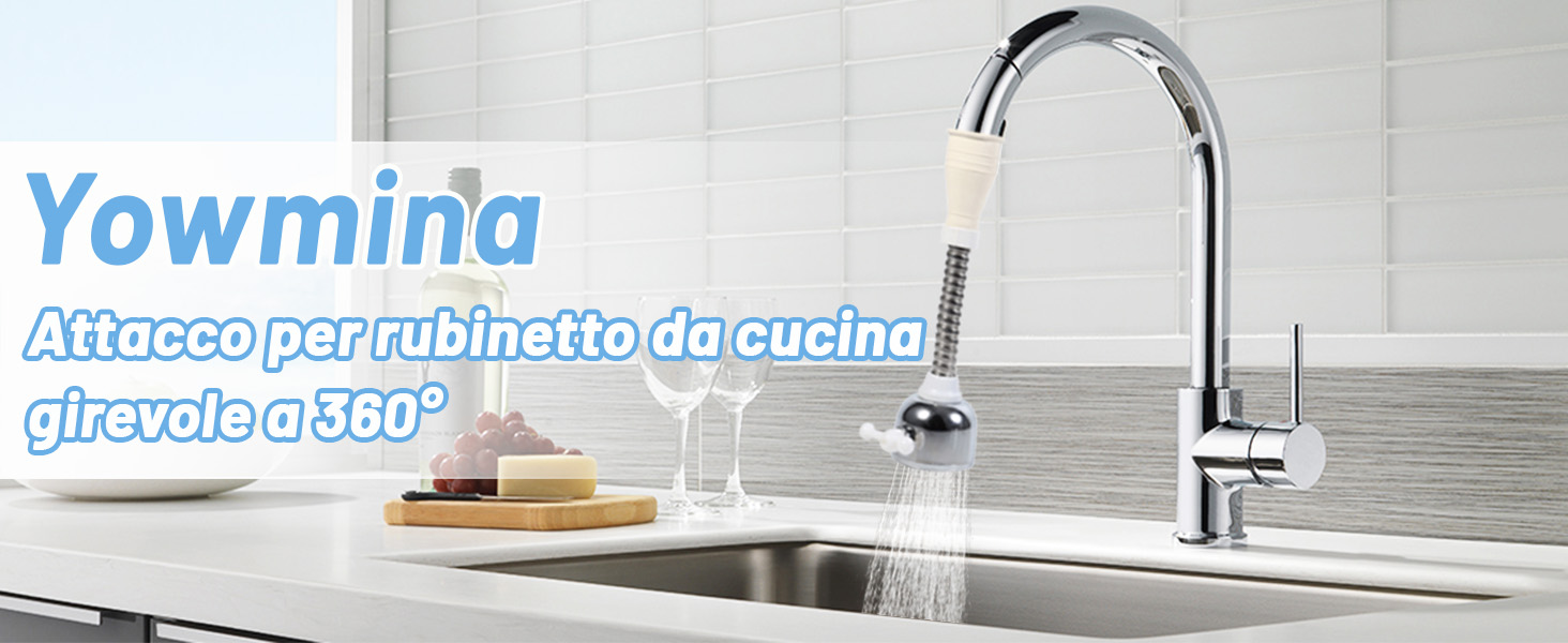 Adattatore Estensore Rubinetto Flessibile 360°
