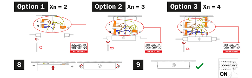Istruzioni di montaggio KRM12SF4L Fase 3