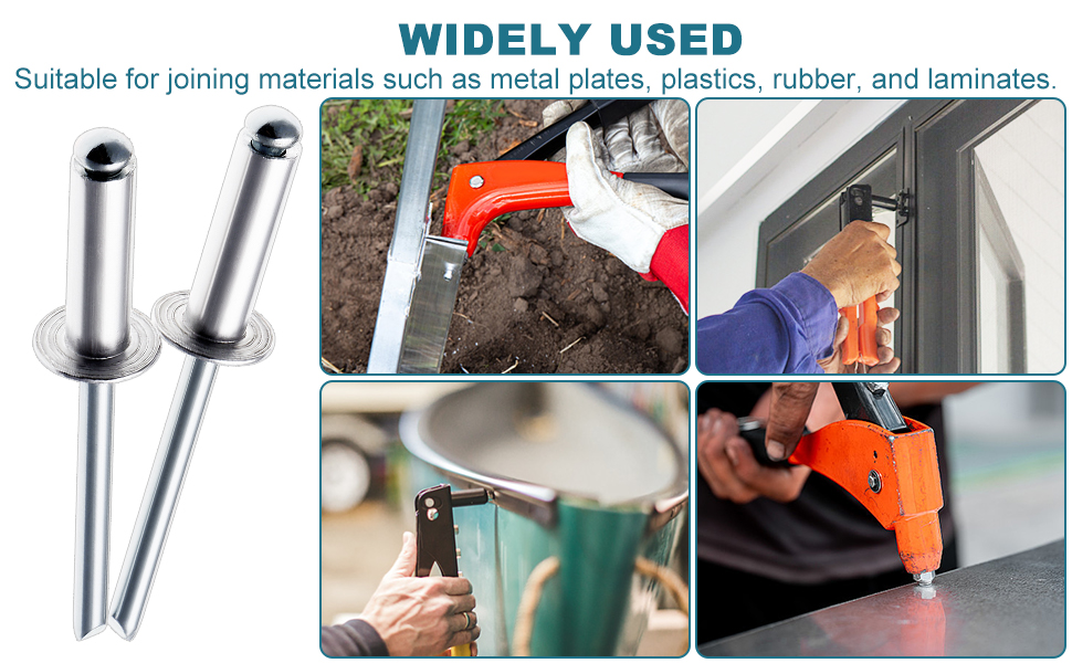 Rivetti ciechi in alluminio Rivetti a cupola Riv