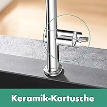 Rubinetto da cucina, miscelatore per lavello, rubinetto da cucina, rubinetto da cucina, nero