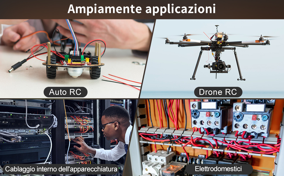 Filo di silicone Gruiqrd 8 calibro