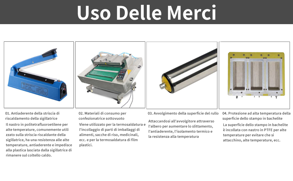 Rotolo di nastro in PTFE