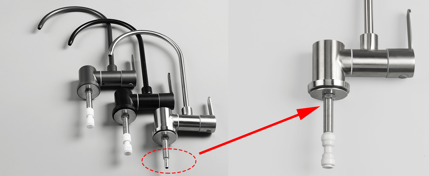 Rubinetto osmosi pieghevole