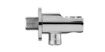 Raccordo a parete con supporto doccia