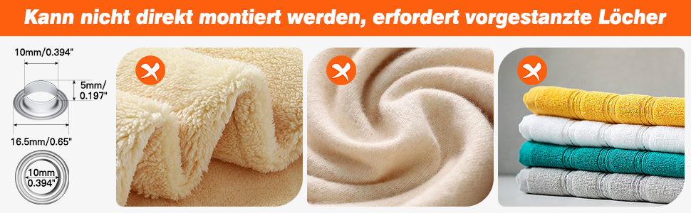 Set di fustelle per fori d'aria da 10 mm