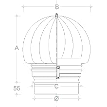 TERMINALE EOLICO TONDO SCHEDA